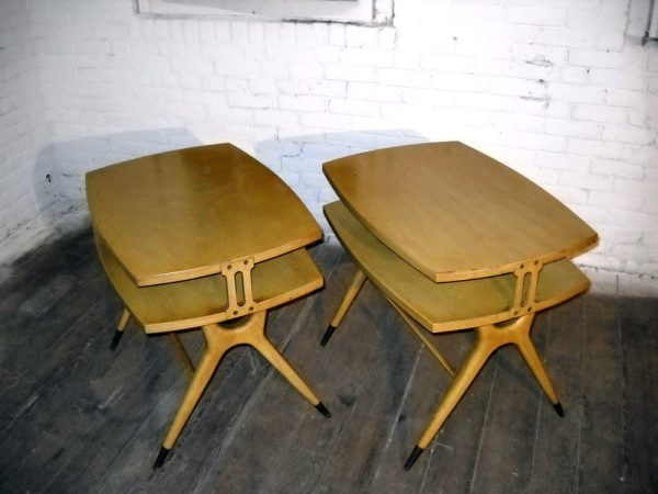 50's Walnut End Tables