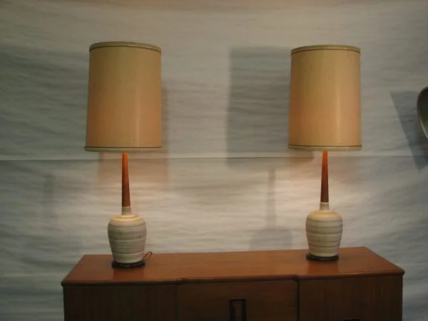 Danish Lamps with shades
