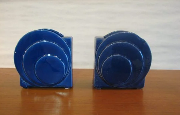 Blue USA Bookends
