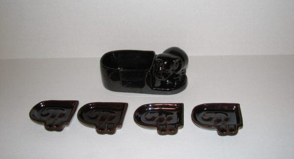 MCM Elephant ash tray set