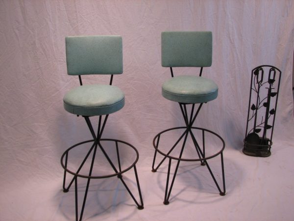 MCM Bar stools by Frederick Weinberg