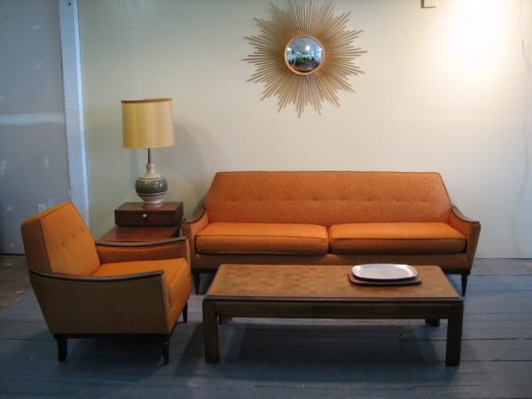 Adrian Pearsall Style Couch & Chair 