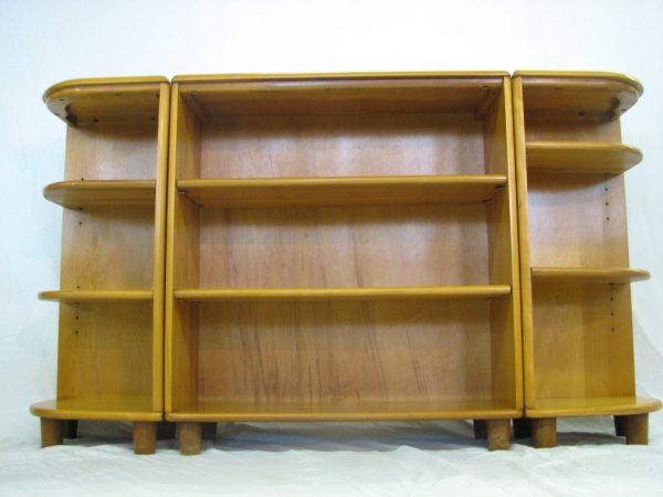 Brown Saltman bookcases 3 pc set