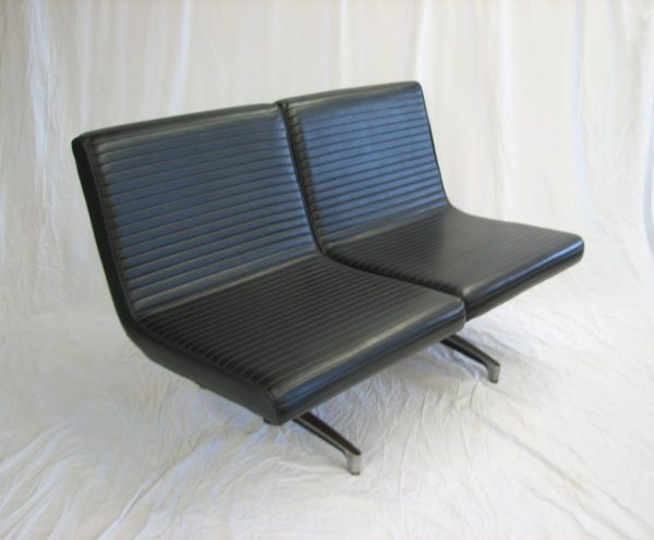 Chromcraft settee