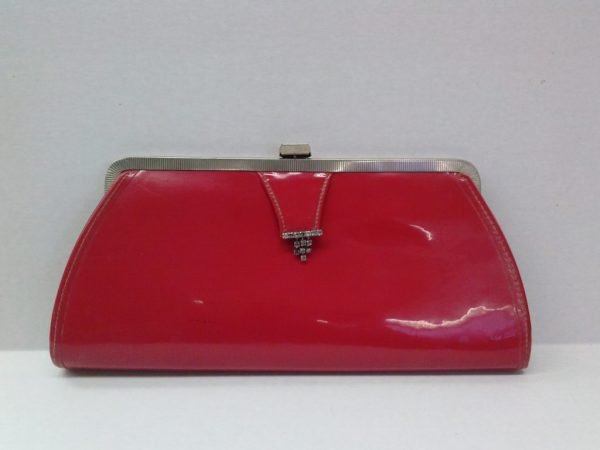 Vintage red clutch