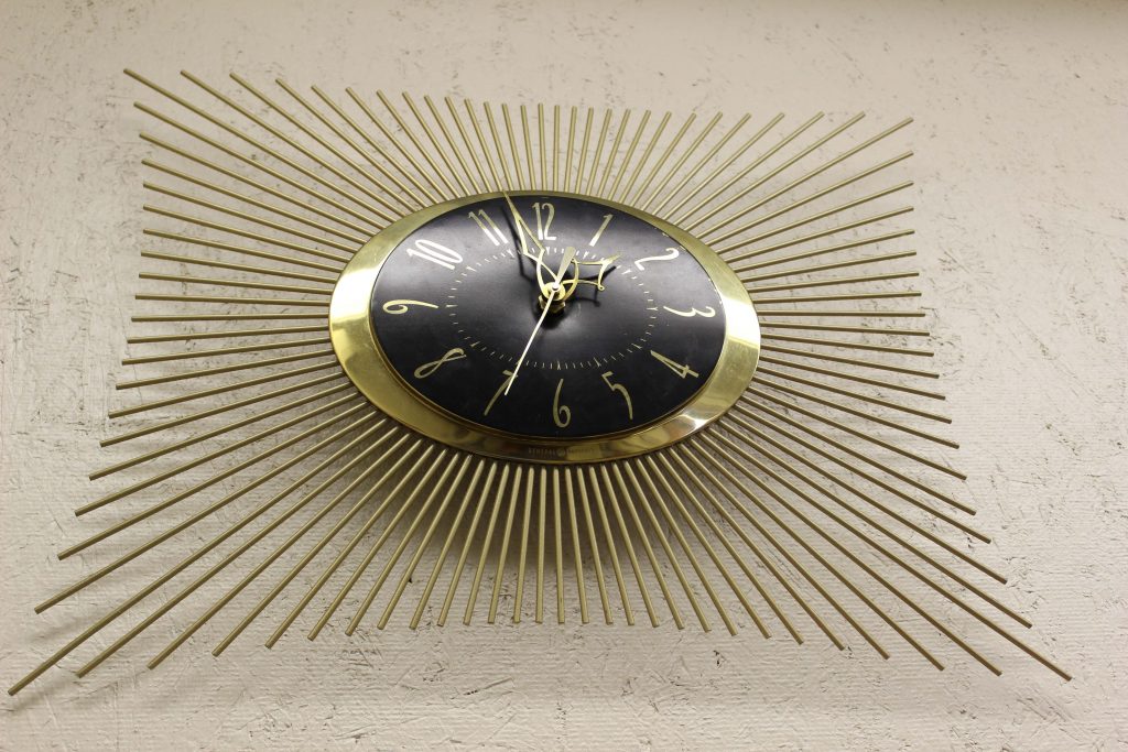 Starett Clock Square starburst clock