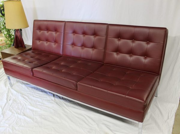 Steelcase vinyl sofa