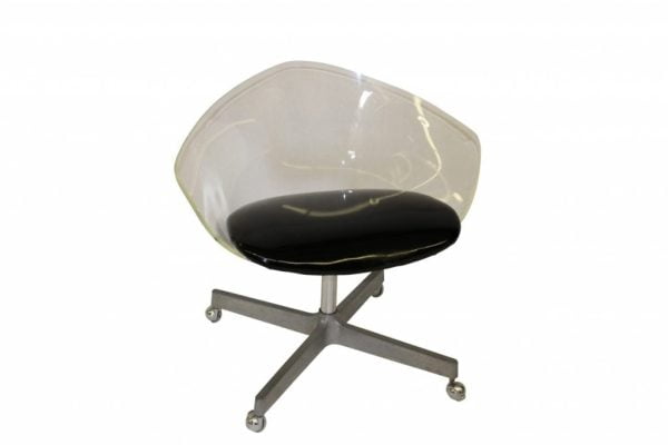 Jansko Lucite and Vinyl chair