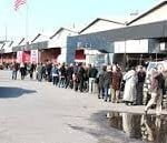 Waiting at the New York Antique Show