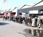 Waiting at the New York Antique Show