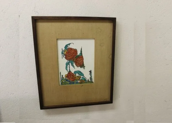 Framed Art drawing by Giovanno