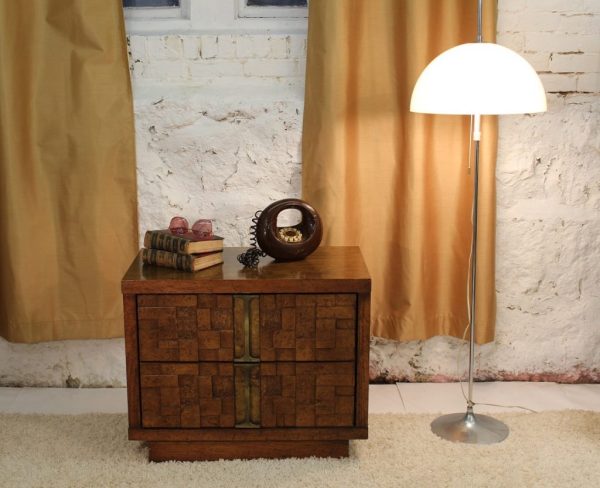 Brutalist nightstand / end table |