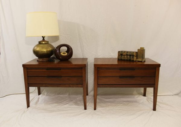 Lane Tuxedo end tables nightstands |