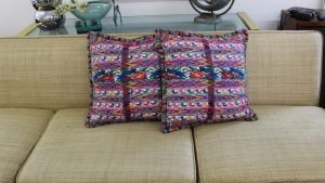 Guatemalan textile cushion cases