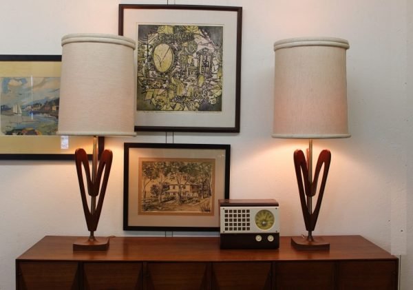 danish modern lamps