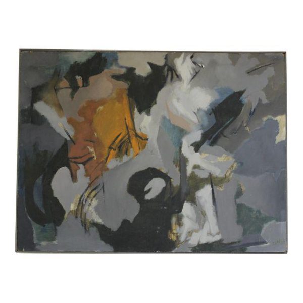 Mid Century Modern Abstract Painting |