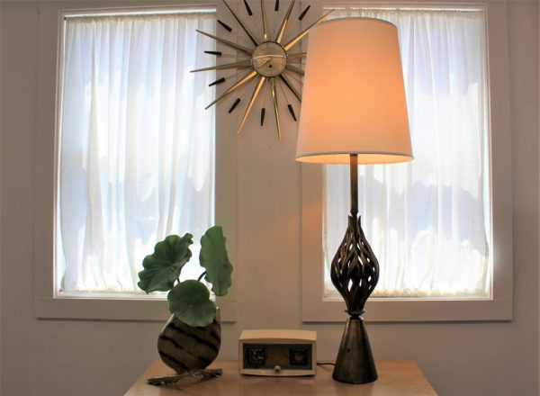 Hollywood Regency table lamp tall |