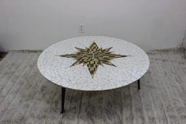 Mid Century Modern tile coffee table |