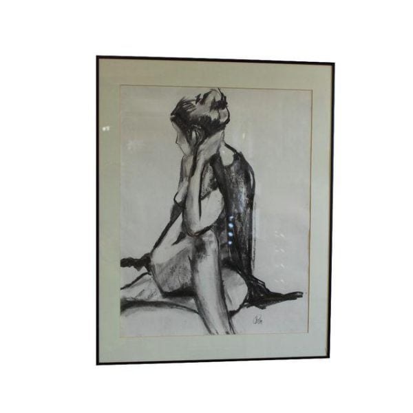 Nude drawing by John Corcoran |