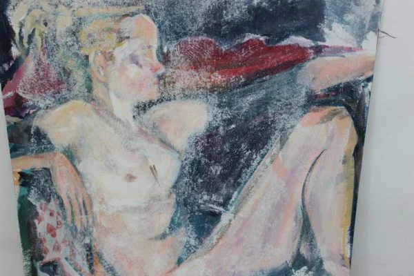 Vintage side nude by John Corcoran |