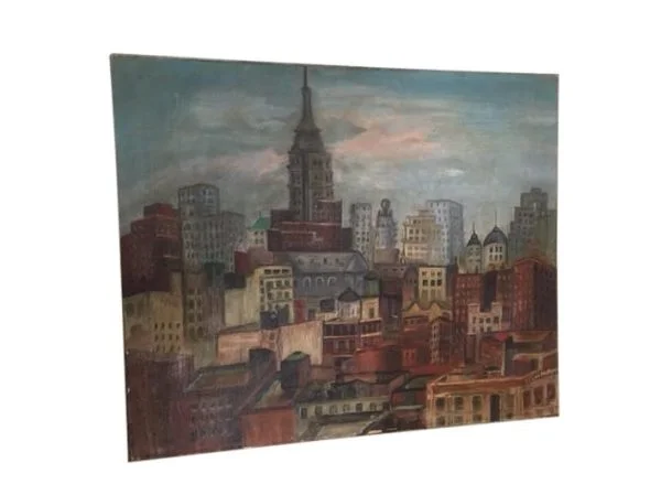 Mid Century Modern cityscape 1940's-1950's |