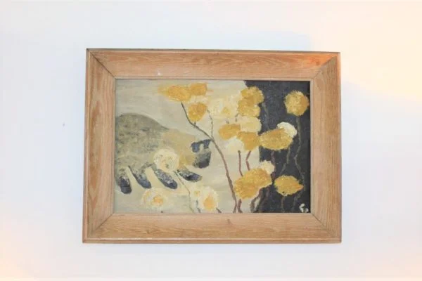 Abstract cat painting on paper |