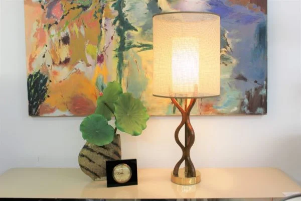 Danish table lamp Woolums style |