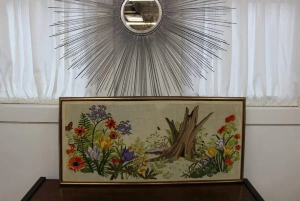 Vintage Embroidery of Flora and Fauna |
