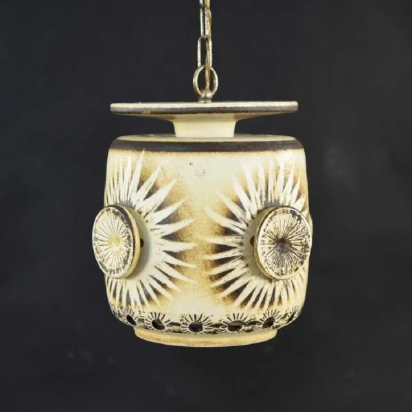 Mid Century Modern Pottery ceiling light |