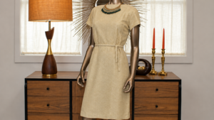 Vintage champagne dress |
