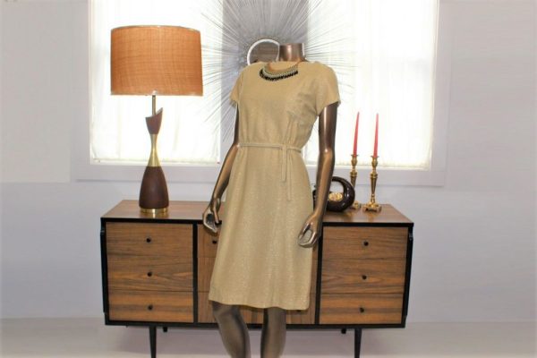 Vintage champagne dress |