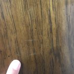 drexel small bookcase wear side