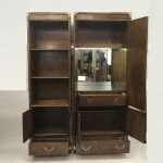 drexel bookcase open