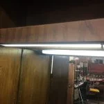 drexel light inside bookcase