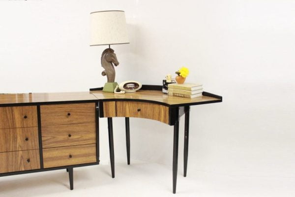 Kent Coffey Teakway corner desk |