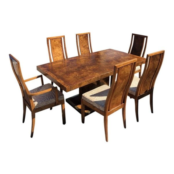 Burlwood dining chairs 6|