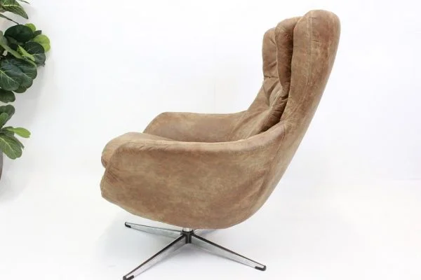 Overman lounge chair in faux leather | - Image 5