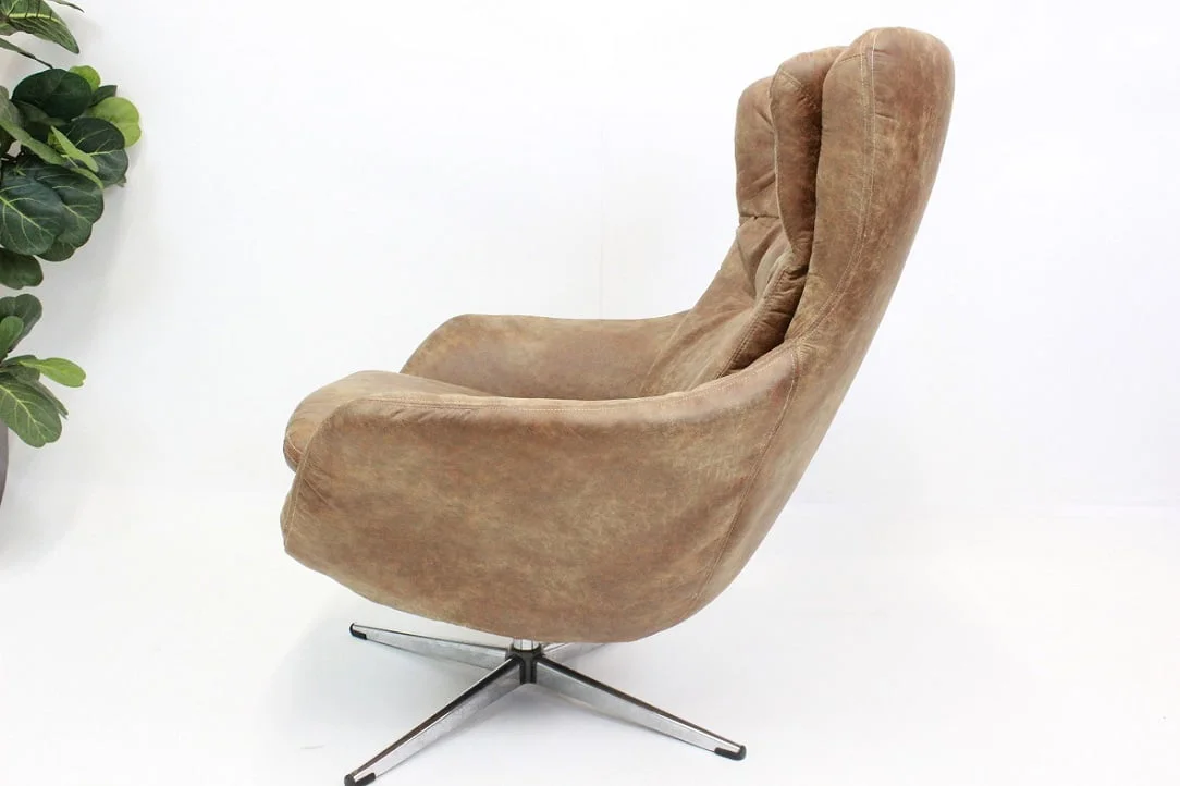Overman lounge chair in faux leather | - Image 5
