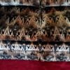 Mid Century Modern tuxedo sofa Jack Lenor fabric - Image 4
