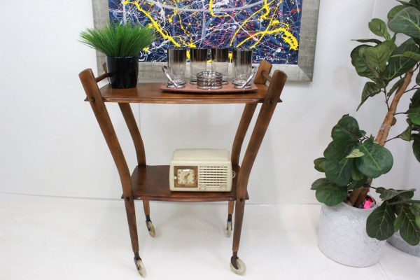 Mid Century Modern bar cart