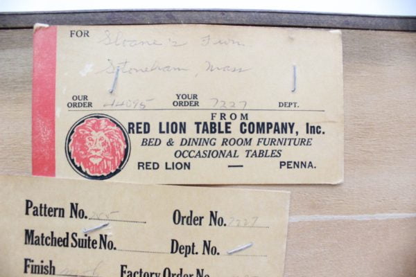 Red Lion Table Co. nightstand / side table - Image 3