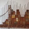 Jere wall sculpture Cityscape | - Image 3