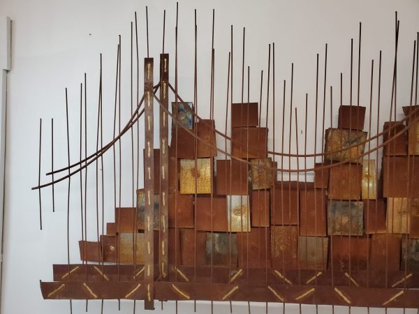 Jere wall sculpture Cityscape | - Image 3