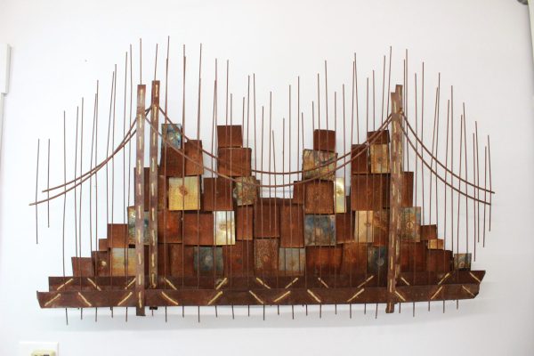 Jere wall sculpture Cityscape | - Image 2