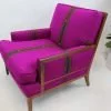 Mid Century Modern upholstered chair | - Image 7