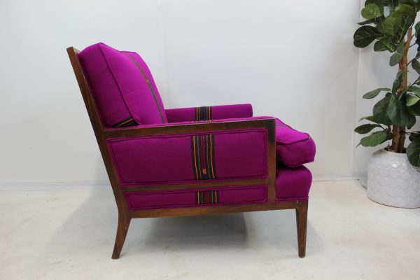 Mid Century Modern upholstered chair | - Image 2