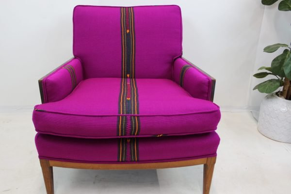 Mid Century Modern upholstered chair | - Image 3