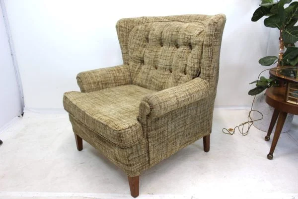 Vintage pappa bear wing chair | - Image 8