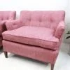 Vintage pair of upholstered chairs | - Image 9