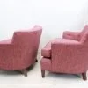 Vintage pair of upholstered chairs | - Image 5